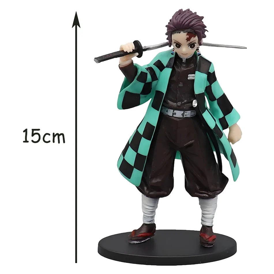 Hot Anime Demon Slayer Kimetsu no Yaiba Figure Kamado Tanjirou Action Figure Agatsuma Zenitsu Nezuko Warrior PVC Model Toys