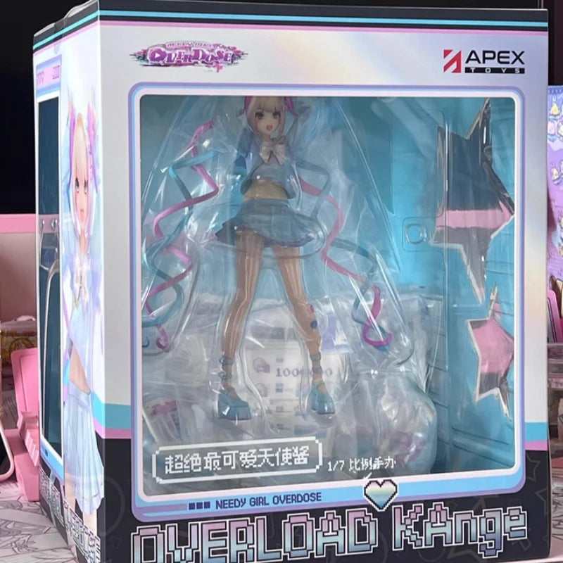 Original PVC 23.7CM APEX Toys NEEDY GIRL OVERDOSE Ame-Chan Chouzetsu Saikawa Tenshi-Chan Toy Gifts Anime Figure Collectible Doll