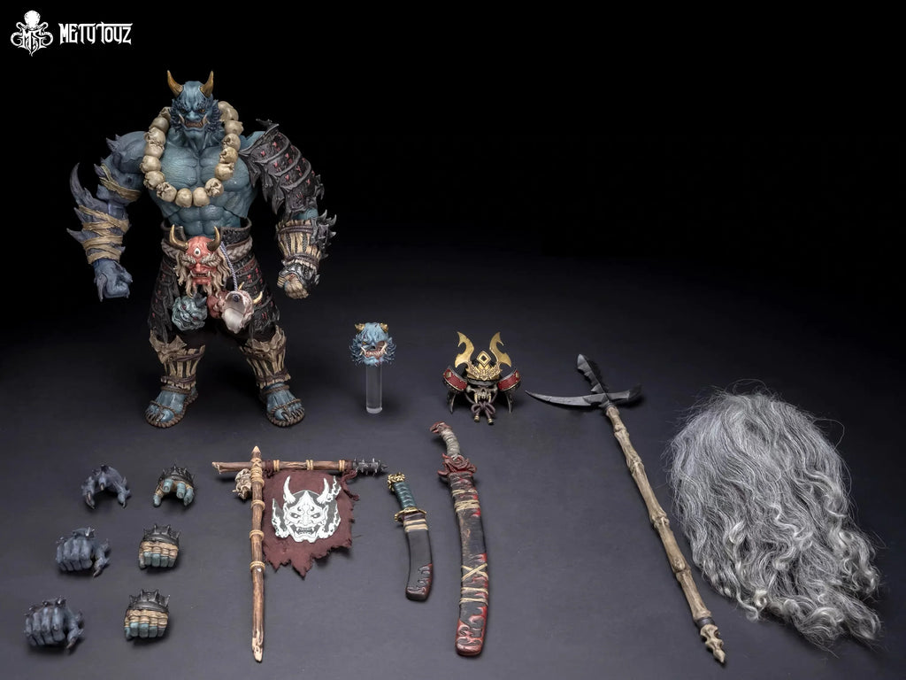 【Pre-sale】Original Mety Toyz Demon Slayer Shura Takigawa Oni Samurai 1/10 Action Figure Toy Model Collection