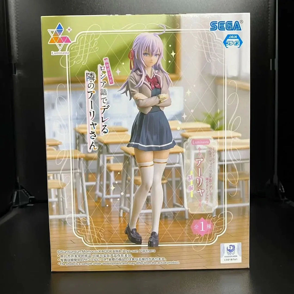 Original SEGA Luminasta Alya Sometimes Hides Her Feelings in Russian Alisa Mikhailova Kujou Anime Figure Action Figure Model Toy