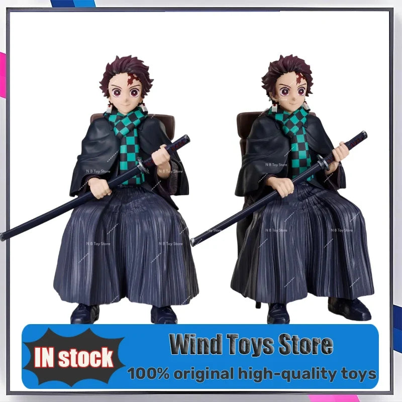 ANIPLEX Demon Slayer: Kimetsu No Yaiba Purgatorio Anjuro Utsu Tengen Kamado Tanjiro Figura Sitting  Anime