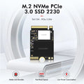 HUADISK M.2 2230 NVMe SSD 256GB 512GB 1TB PCIe3.0 Hard Drive For Steam Deck Microsoft Surface ProX/Pro7 ROG ALLY SSD Replace