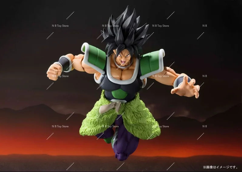 In Stock Bandai S.H. Figuarts Broly Dragon Ball Super Anime Figure Action Model Figures Toys Toys Gift