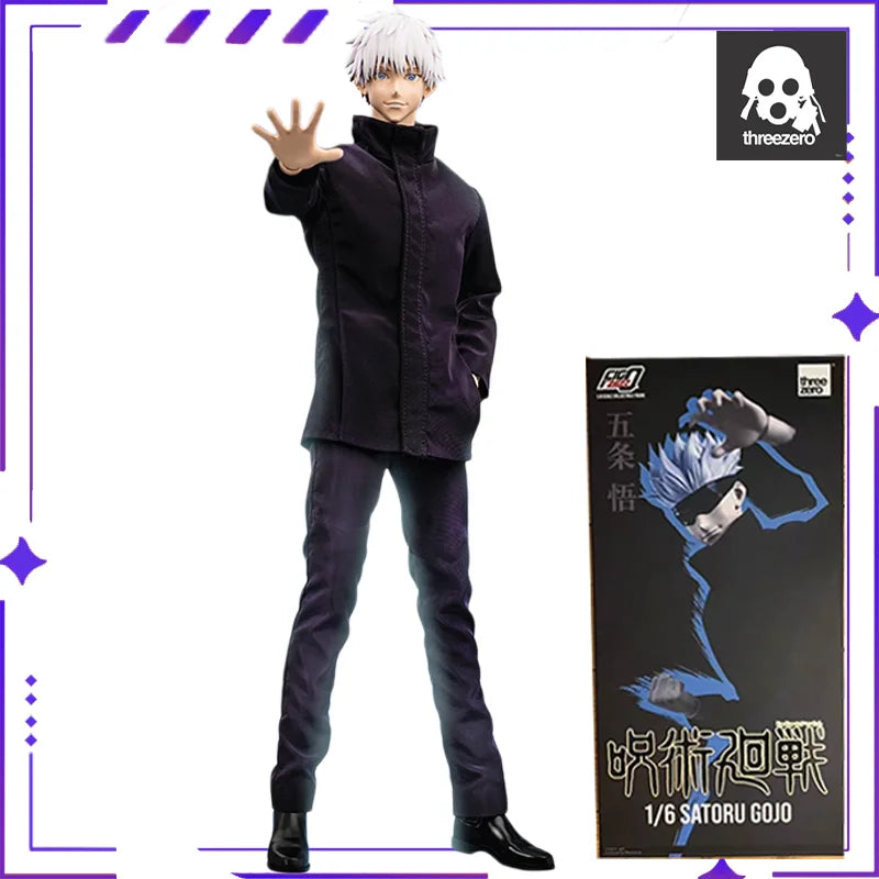 Spot Threezero Original FigZero Series Spell Battle Gojo 1:6 Finished Movable Doll Model Handmade Toy Gift Collection Ornament