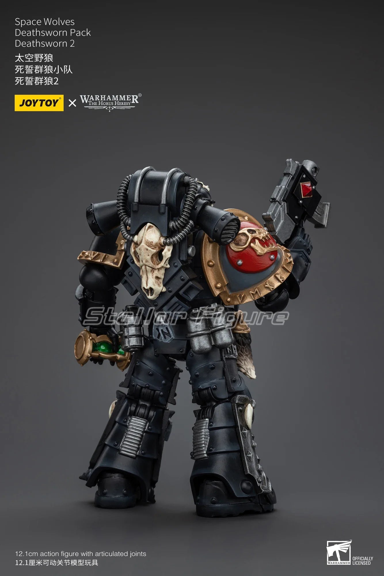 【SF】JOYTOY Warhammer 40K 1/18 Action Figure Space Wolves Deathsworn Pack Deathsworn 2 Anime Model Toys Gifts