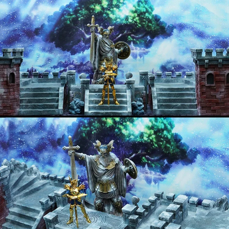 Jacksdo Saint Seiya Saintmyth Cloth Ex Odin/Oden Asgard/God Warrior Inch Decoration Diorama Scene Statue Resin In Sto