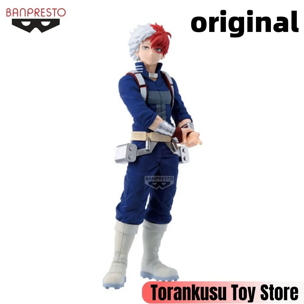 BANPRESTO My Hero Academia Anime Todoroki Shoto Action Figures Model Figurine Original Figuarts Decoration Collection Toys