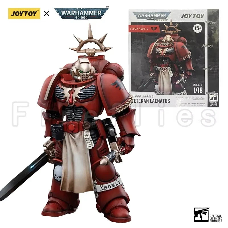 1/18 JOYTOY Action Figure (4PCS/SET) Blood Angels Veteran Version 2 Anime Collection Model Toy
