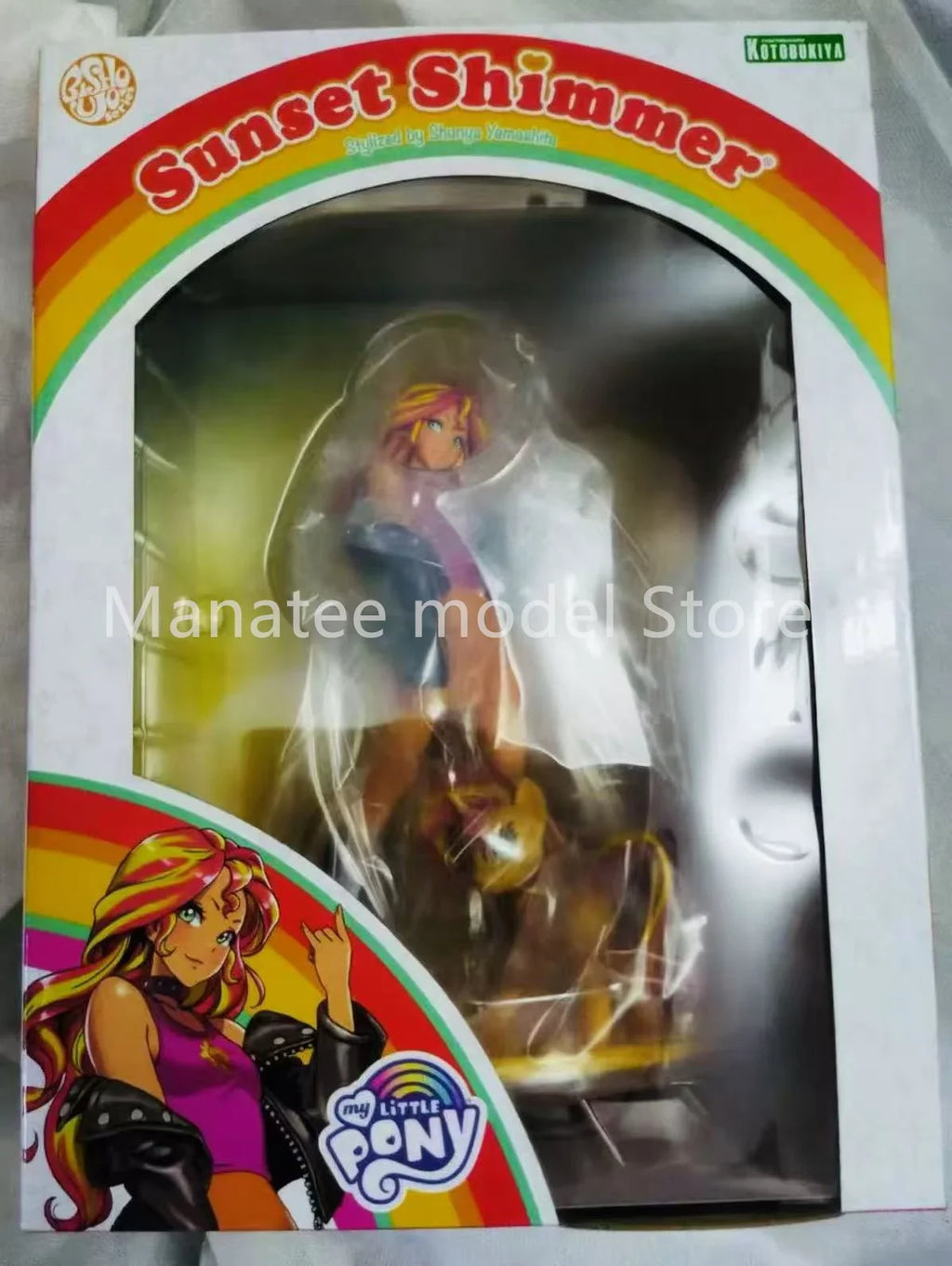 Kotobukiya Original MY LITTLE PONY BISHOUJO Rarity 1/7 PVC Action Figure Anime Model Toys Collection Doll Gift