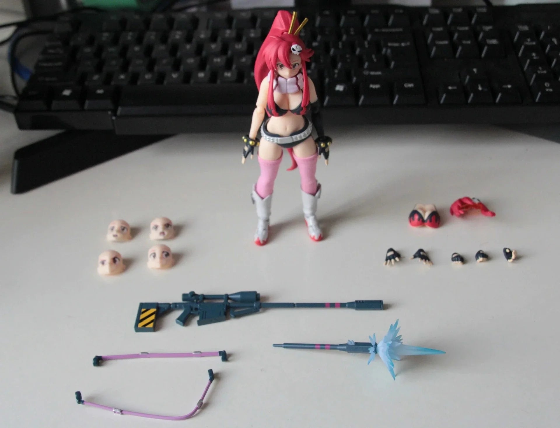 In Stock Genuine No Box Aniplex+ Buzzmod Tengen Toppa Gurren-Lagann Yoko Littner 15cm Action Model Yoko Figurine Toy