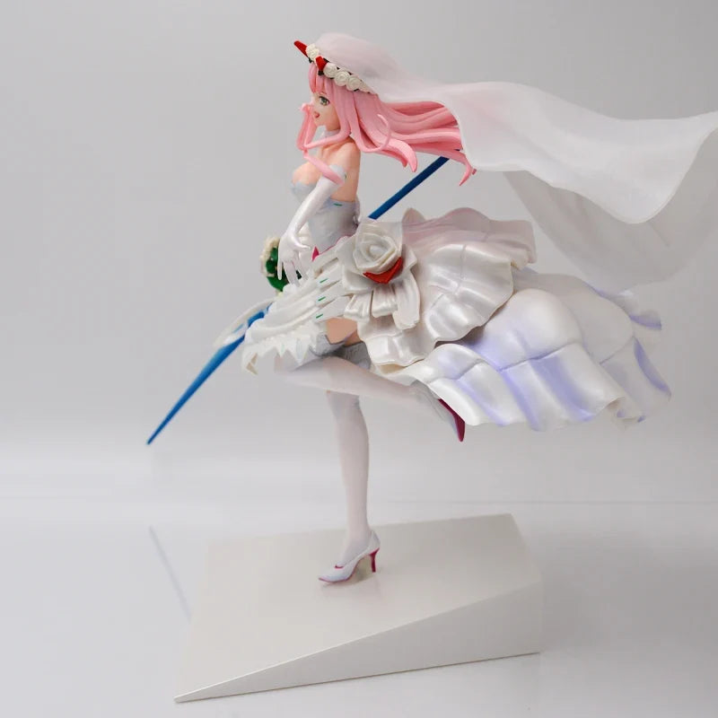 28cm DARLING in the FRANXX Zero Two 02 Sexy Anime Girl Figure Zero Two For My Darling Wedding Action Figure Collectible Doll Toy
