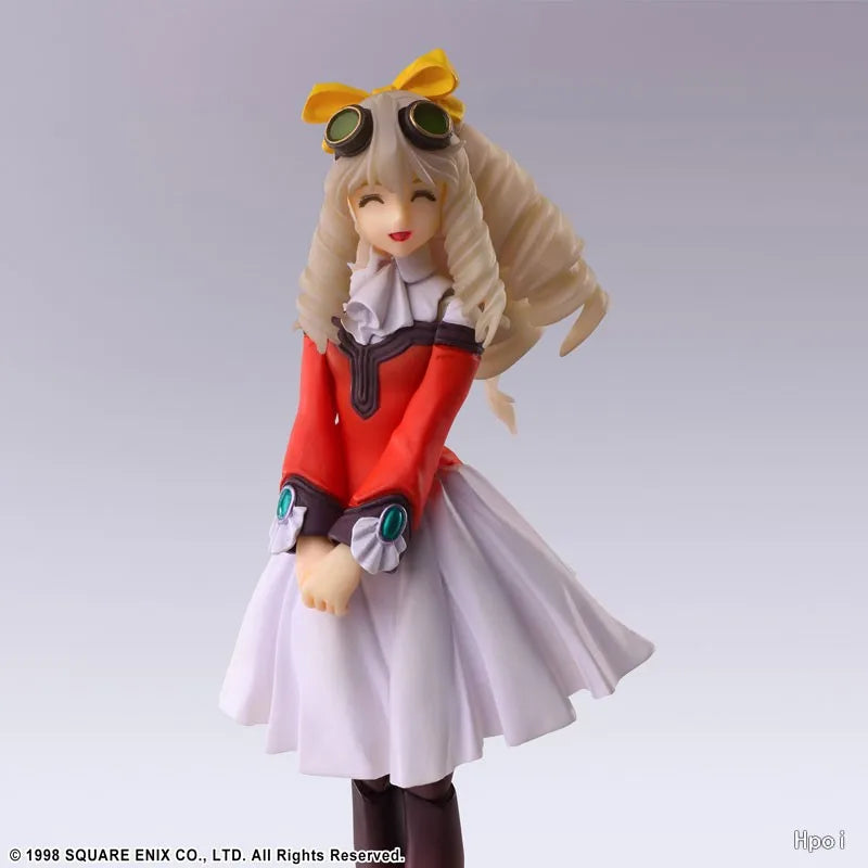 11.4cm / 7cm Square Enix Bring Arts Xenogears Maria Balthasar &Chu-Chu Action Figure Flexible Model Collection Toys Gifts