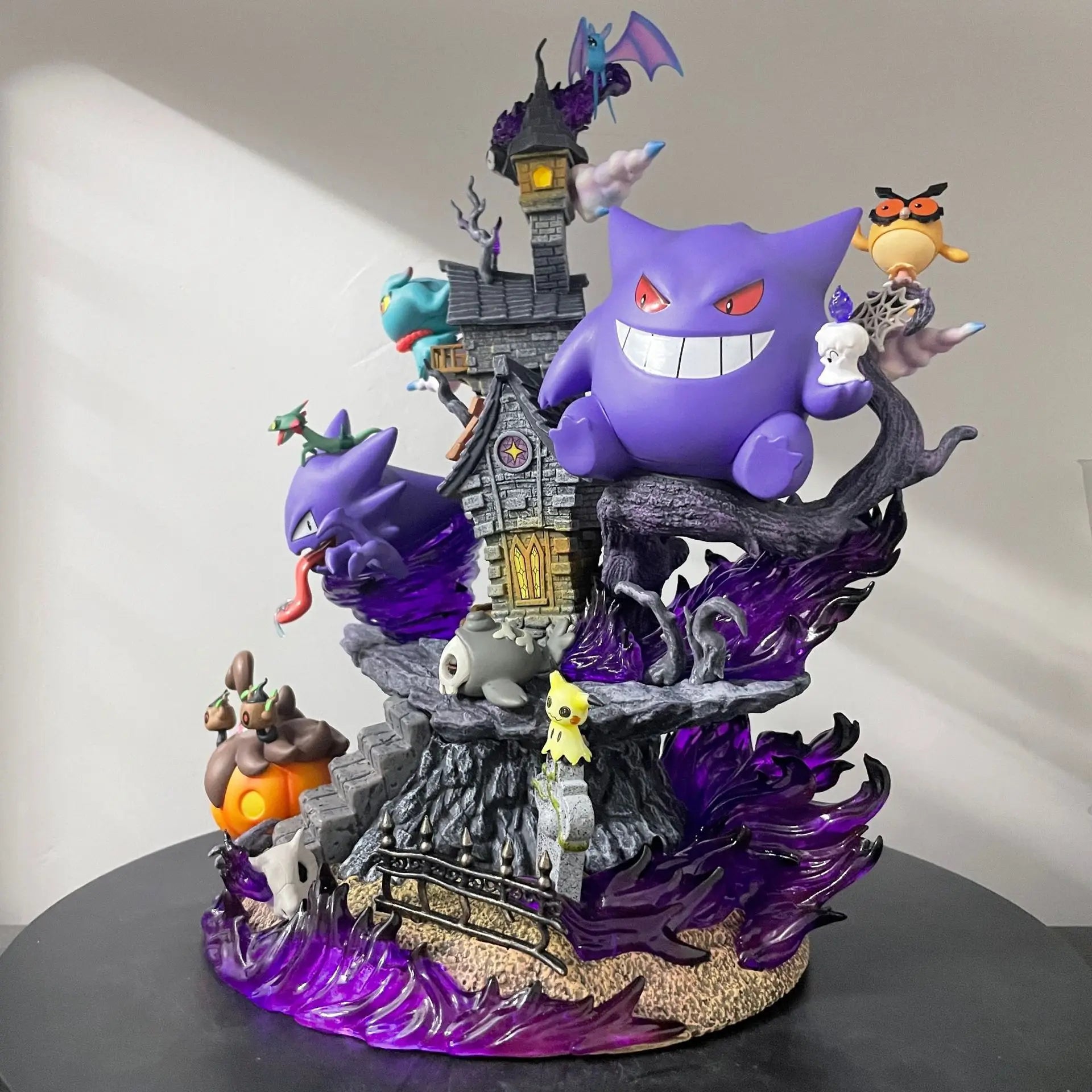 31cm New Pokemon Gengar Anime Figure Peripheral PVC Model Desktop Decoration Cute Ornaments Birthday Kids Birthday Gifts Toys