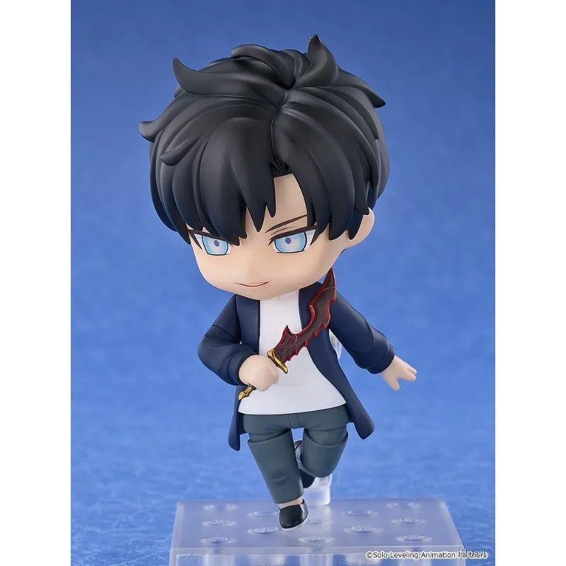 GOOD SMILE COMPANY Genuine NENDOROID Series SOLO LEVELING Anime  Sung Jin Woo Model Toy Movable Model Exquisite Toy Collectibles
