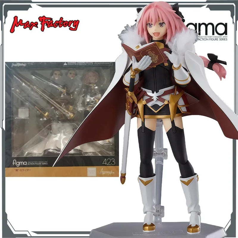 Max Factory Original Figma Astolfo  Fate/Apocrypha Anime Action Figures Toys for Boys Christmas Gift Collectible Model Ornaments