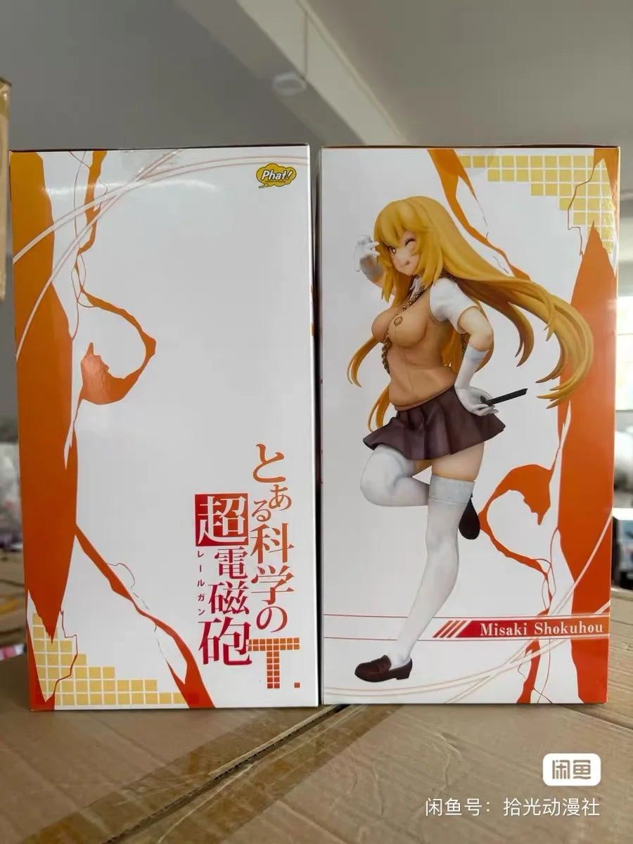 Original in Stock Phat! Toaru Kagaku No Railgun T Shokuhou Misaki 1/7 Figures Model Toy Gift Collection Ornament
