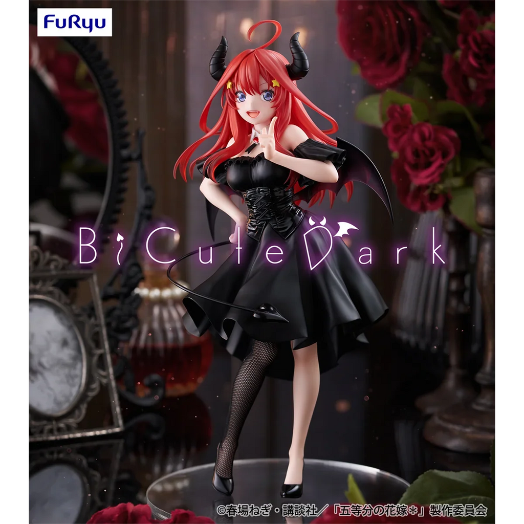Newest FuRyu BiCute Dark Nakano Itsuki Anime Figures The Quintessential Quintuplets Bishoujo Ornaments Fine Collectible Toys