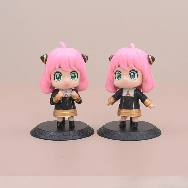 SPYxFAMILY PVC Action Figures: 1pc Random Color 10cm Q Version Spy Toys for Home Play - 6 Characters Available