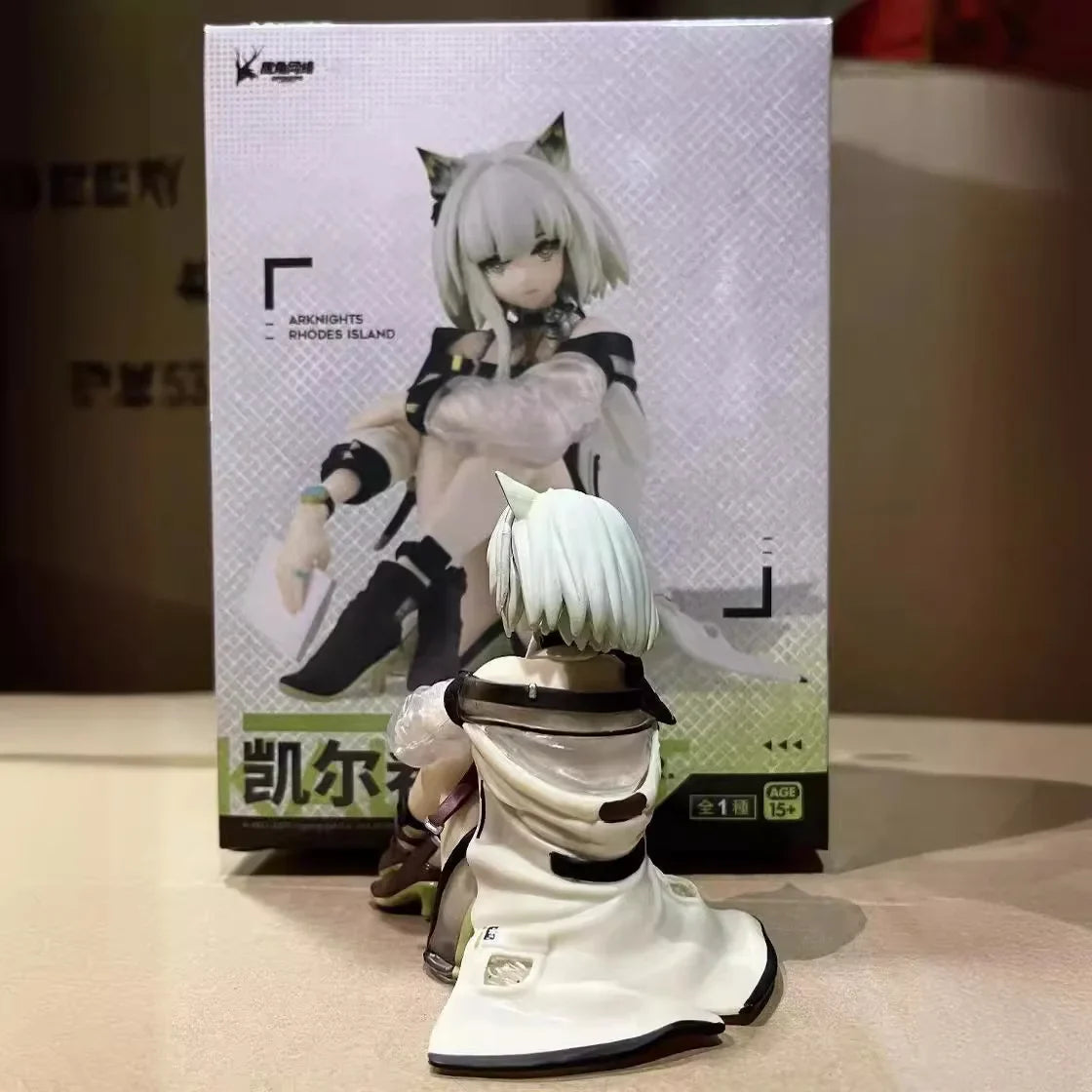2025.FuRyu Jogo Arknights Figuras de Ação Kal'tsit Girl Pvc Action Figure Modelo Coleção Brinquedo 10cm