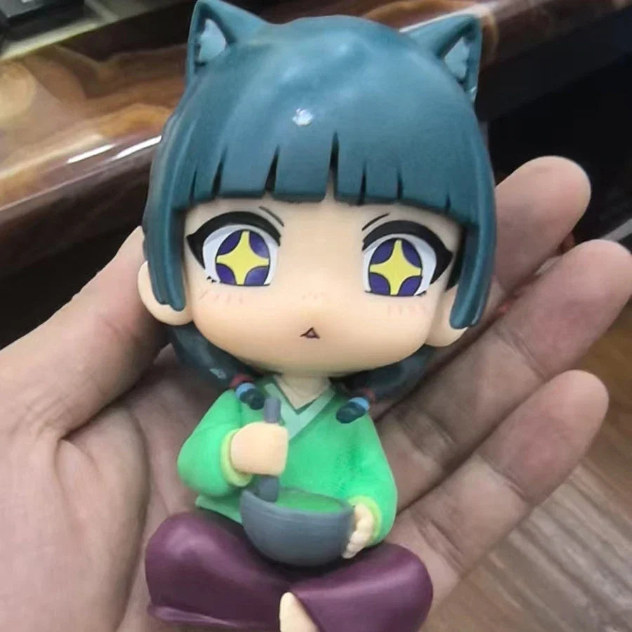 1/5PCS 9cm Kusuriya no Hitorigoto Anime Figure Q Version Maomao Action Figure Kawaii Jinshi Figurine PVC Collection Model Toys