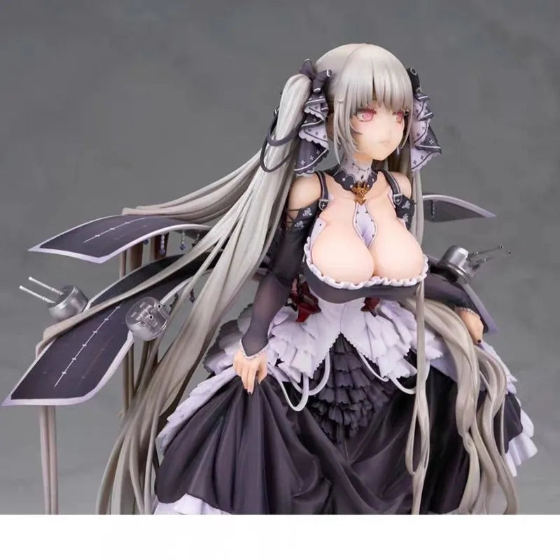 Azur Lane Formidable High-Quality Deluxe Statue Gothic Lolita Dress Anime Model Figure with Exchangeable Face Parts for Display