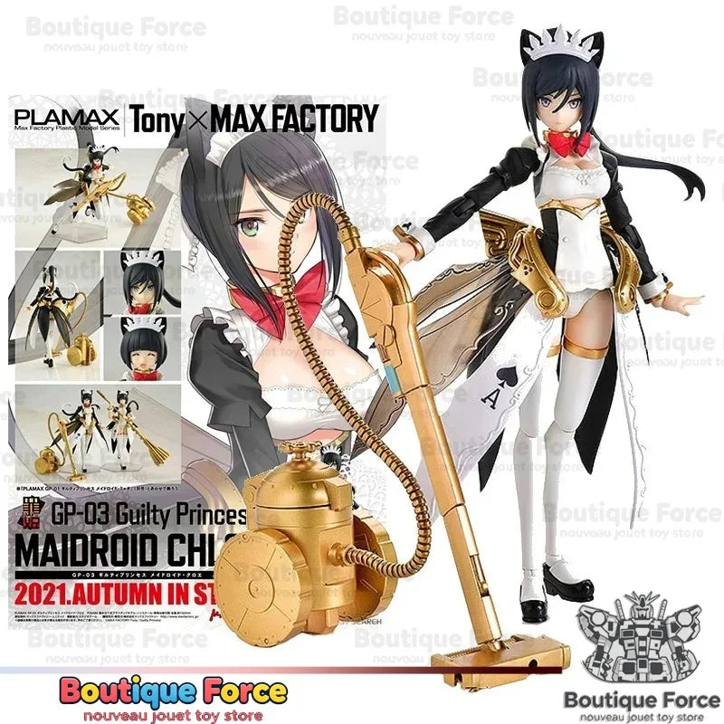 Plamax Guilty Princess GP-03 Chloe Mobile Suit Girl Actionfigur Original Anime Bewegliches Modellspielzeug für Sammler und Kinder