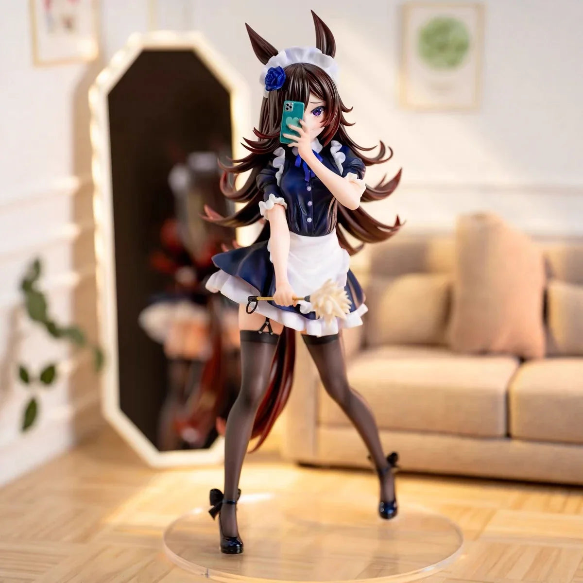 25cm Umamusume Pretty Derby Rice Shower Anime Girl Figure Satono Diamond/Matikanetannhauser/Kitasan Black Action Figure Doll Toy