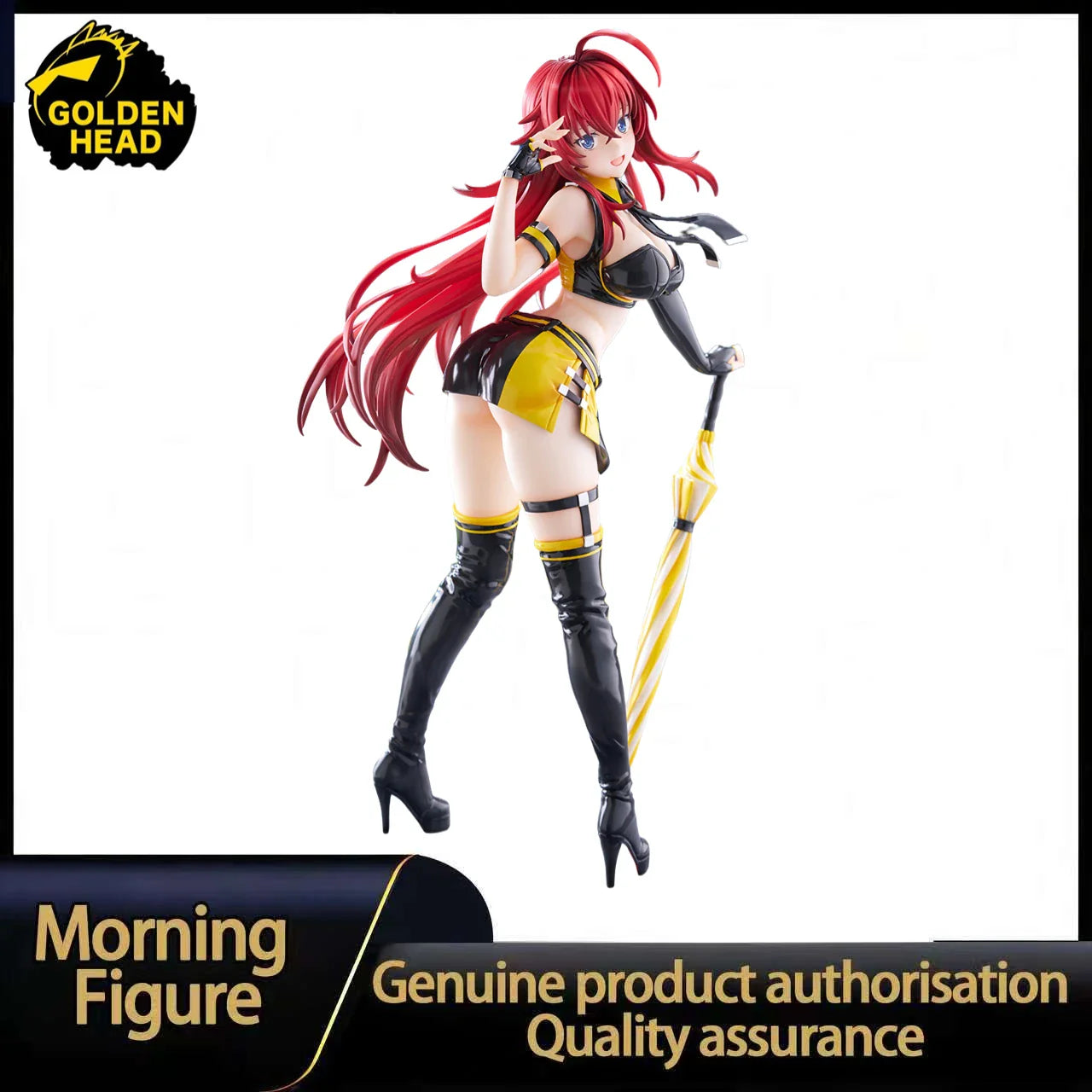 Auf Lager GOLDEN HEAD High School D×D HERO Rias Gremory Racing Queen Limited Edition 1/3.5 Maßstab Figur Spielzeug Modell Sammlung