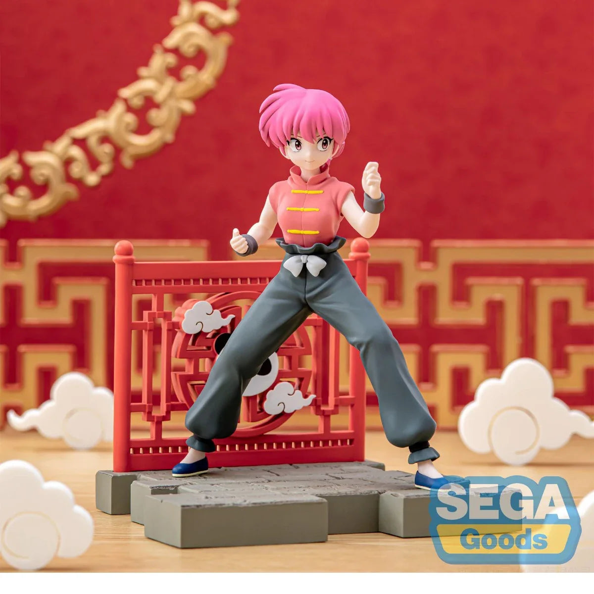 100% Original SEGA Luminasta Ranma Nibun-no-Ichi Saotome Ranma Shampoo Model Toys Collection Series Anime Figure