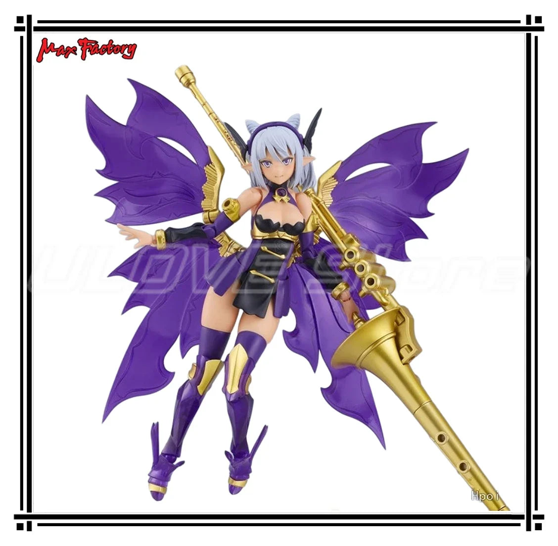 Original Max Factory PLAMAX GP-10 Sin Dark Elf Knight Grim Lind Anime Figure Model