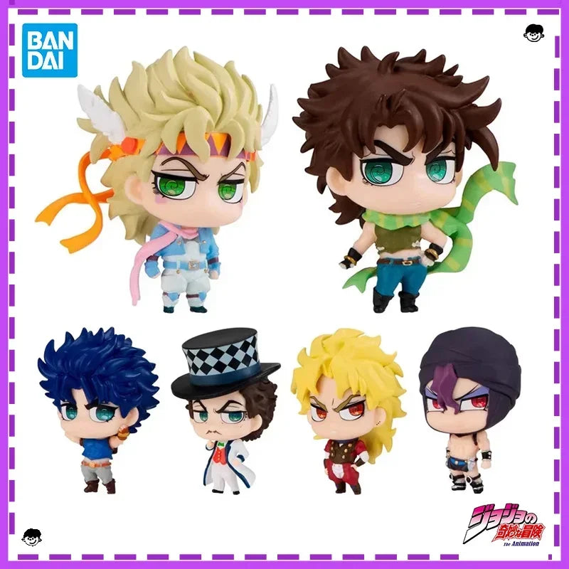 BANDAI Gashapon JoJo Bizarre Adventure William Anthonio Zeppeli Dio Brando Jonathan Joestar Kars Action Figure Model Toys