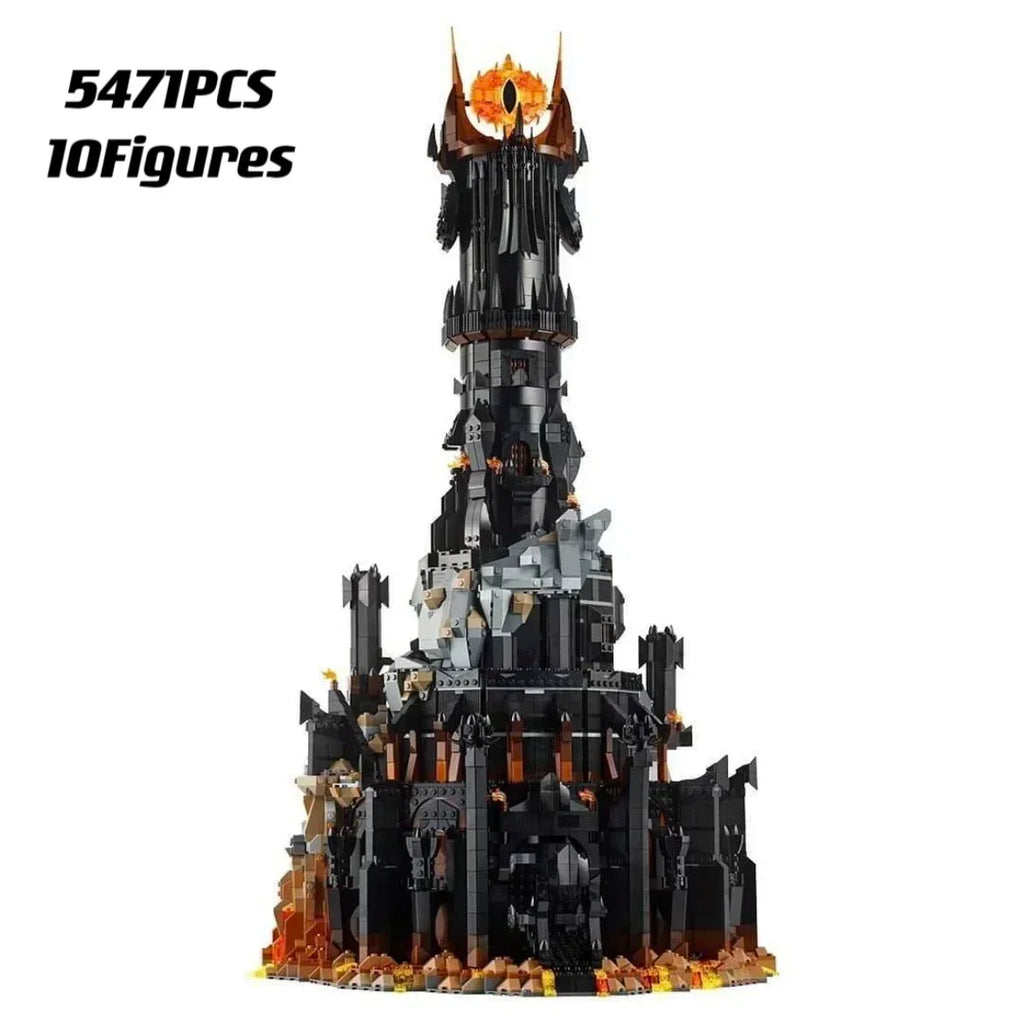 5471Pcs 2024 New 10333 Black Tower Dark Model Building Blocks Kit Bricks Creative MOC Toy for Boys Adult Birthday Xtmas Gifts