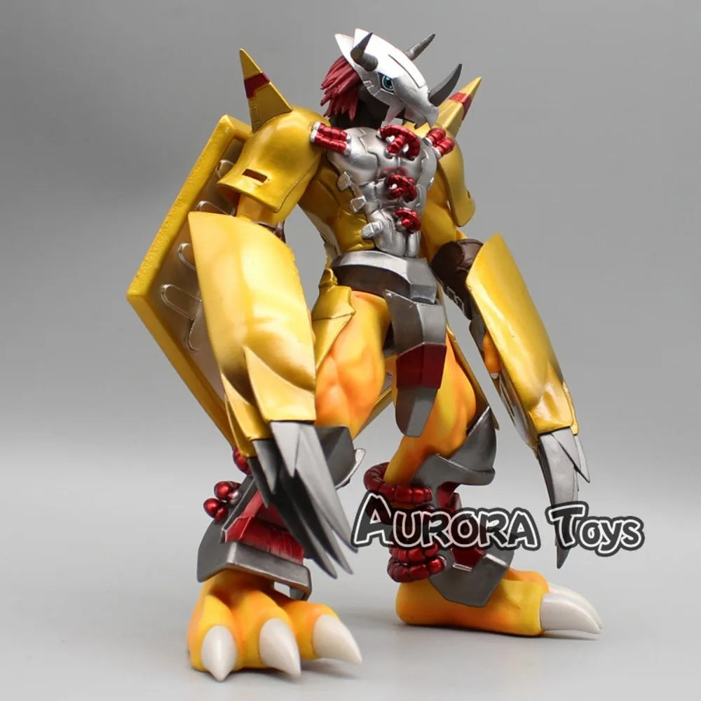 8.26in/21cm Anime Digimon Adventure Figure War Greymon Figure PVC Collection Model Toys Gifts