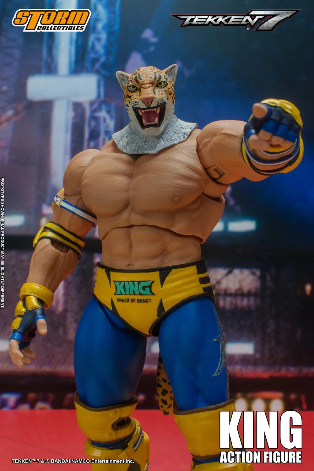 In Stock Storm Toys BNTK04 1/12 Scale Tekken 7 King Panther King 6 Inch Action Figure Model Toy for Fans Collection