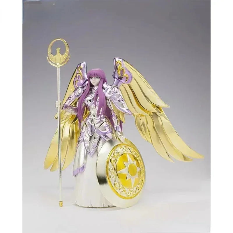 In Stock Original Bandai Edition Saint Cloth Goddess Athena Form Saint Seiya Metal Armor Action Figure High Quality