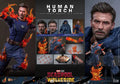 Echte Hottoys Ht 1/6 Maßstab Mms789 Human Torch Sammlerfigur Marvel Deadpool & Wolverine Modell mit austauschbaren Köpfen