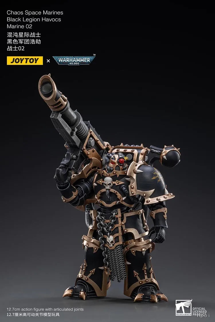 In Stock Original Warhammer 40,000 Chaos Space Marines Black Legion Havocs Marine 02 Series Figures Models Toys Gifts Collection