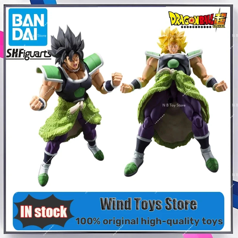 In Stock Bandai S.H. Figuarts Broly Dragon Ball Super Anime Figure Action Model Figures Toys Toys Gift
