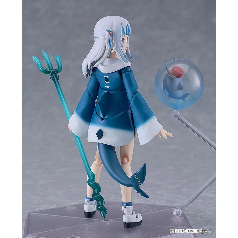 Genuine Original Max Factory figma 618 Gawr Gura Anime Character Figure Movable Model Children's toys Gifts In Stock