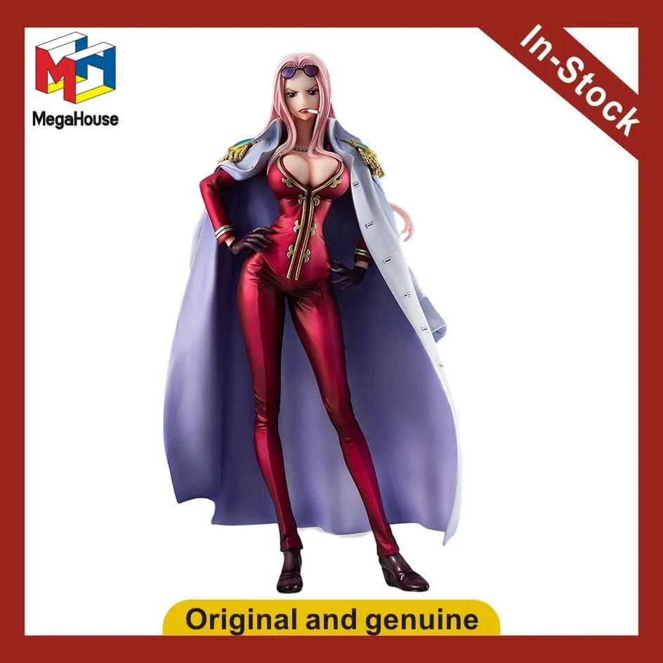 In Stock Original MegaHouse POP Hina Kurosaki Hina Vice Admiral Anime Figures Model Toy Gift Collection Ornament
