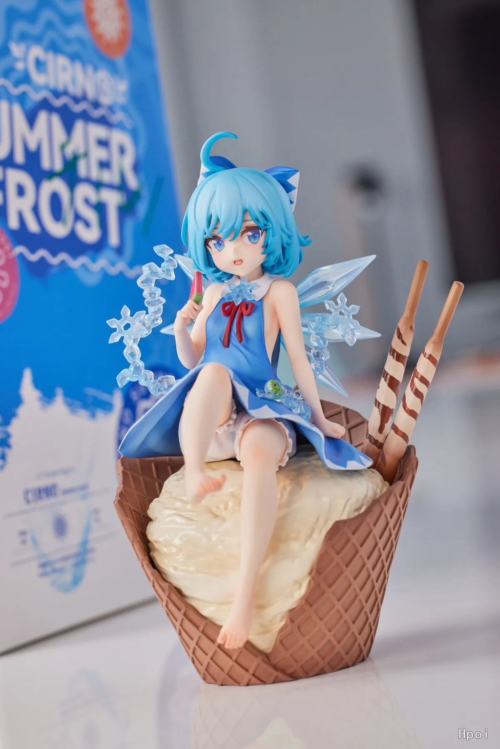 【UA】Solarain Toys Touhou Project Cirno Maßstab 1:7 Figur Modell Spielzeug Geschenk