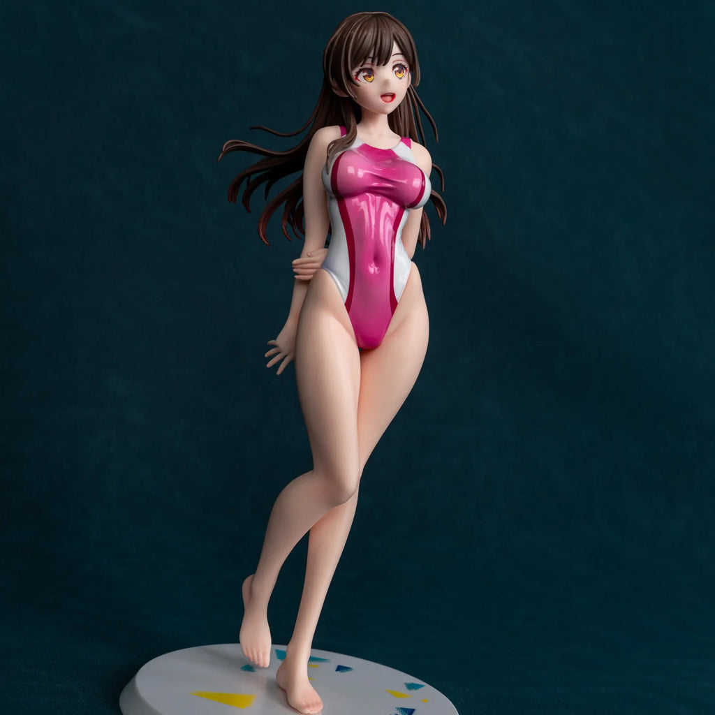 26cm Anime swimsuit Ichinose Chizuru standing posture Action Figure PVC Model statue Toys doll Desk Decor Collectible Gift boxed