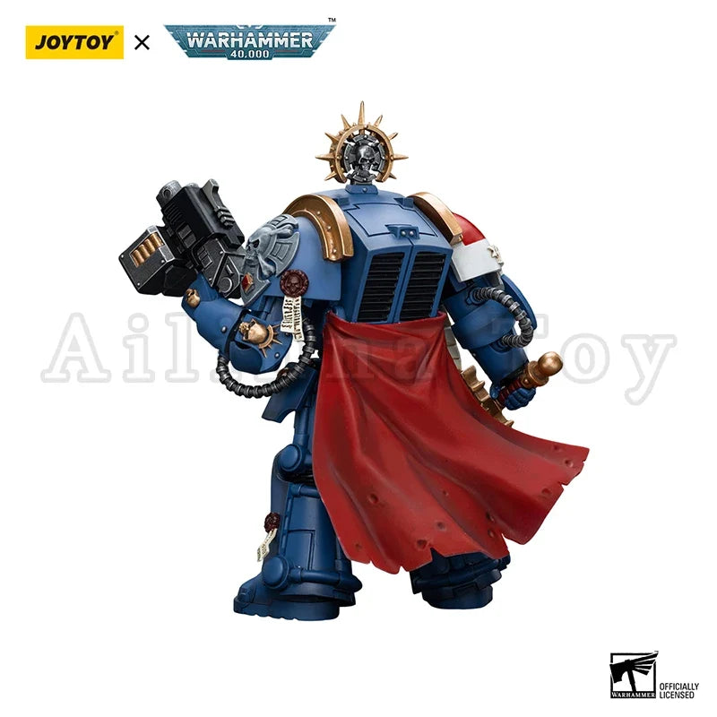 JOYTOY 1/18 Action Figure 40K Ultramarines Terminator Captain Severus Agemman Anime Model Toy