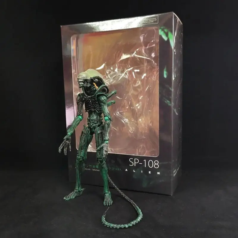 In stock figma SP-108 shapeshifting Xenomorph movable boxed figure creative holiday gift Halloween present for friends