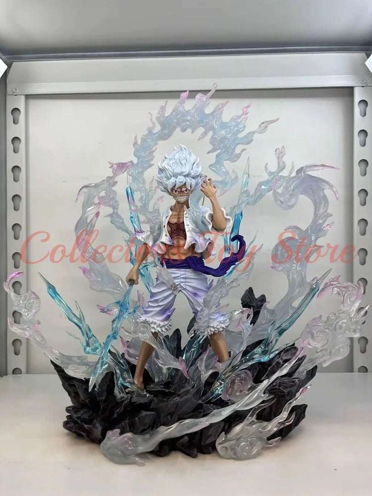 [Made By Jt] One Piece Anime Toys Skypainting Nika Luffy Anime Peripheral Gk Figure Statue Model Placements Boy Christmas Gift