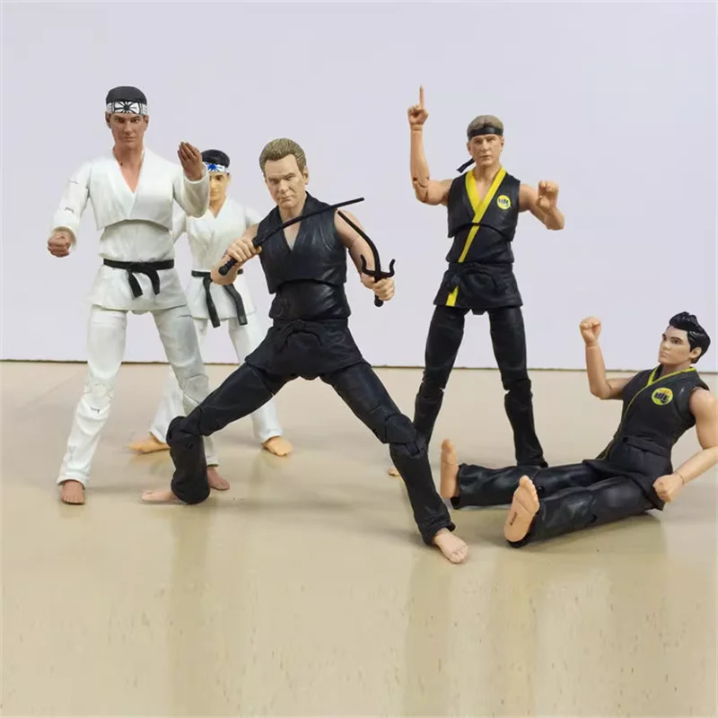 15cm Cartoon The Karate Kid action figure joint Doll hard PVC kids collection DST johny model toy
