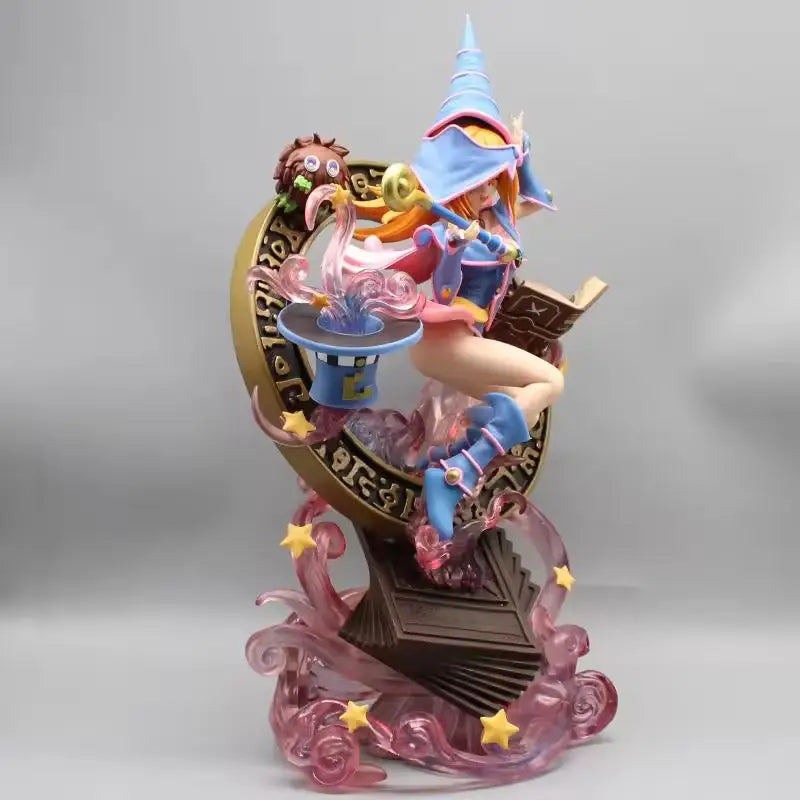 37.5cm Yu-Gi-Oh Series Black Magic Girl Collectible Figure Full Body Statue Home Version Toy Gift For Anime Fans Birthday Gift