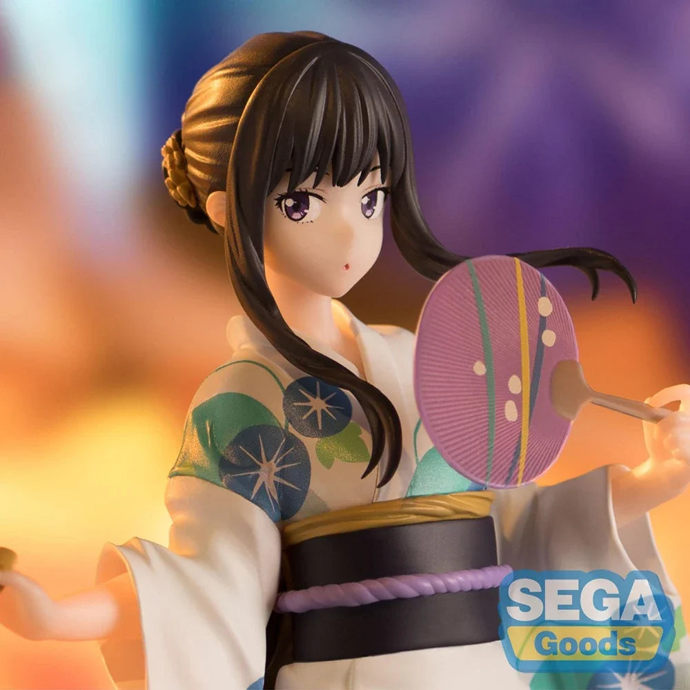 100% Original in Stock SEGA Luminasta Lycoris Recoil Inoue Takina Yukata De Omatsuri Anime Figure Action Figure Model Decoration