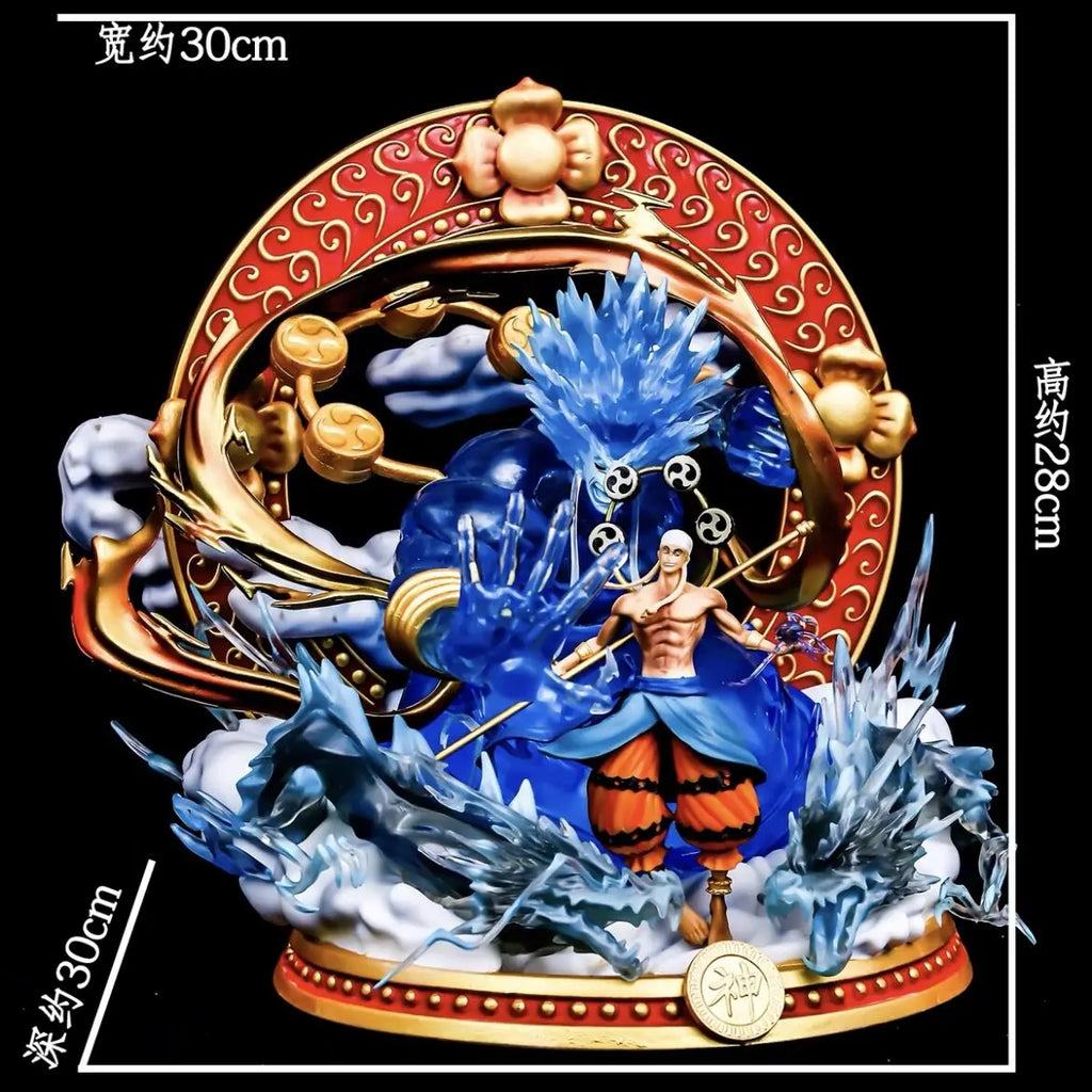 One Piece Anime Peripheral Solon Three Thousand World Tornado Three Blade Flow Solon Super Large Model Handmade Ornament Toy