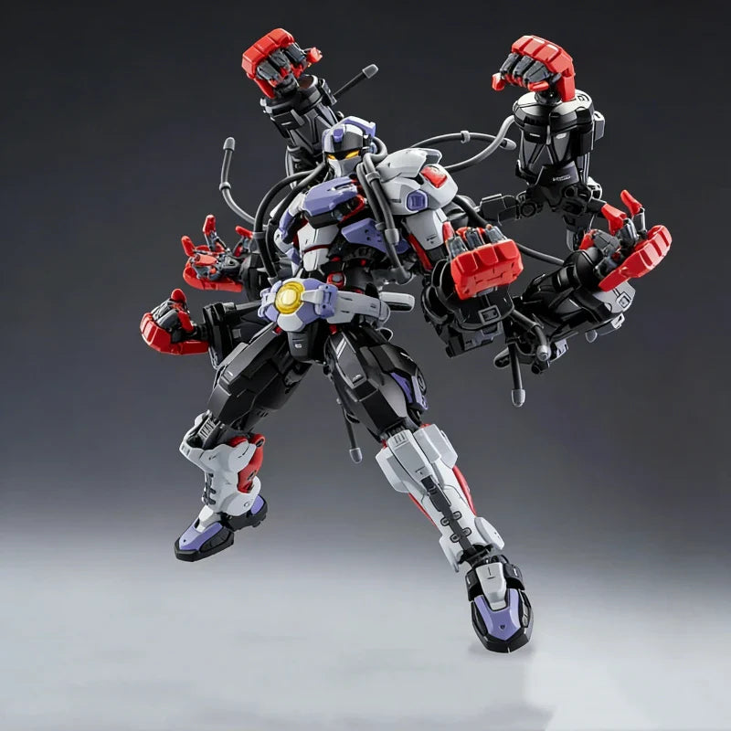 Hemoxian Over Zero 1/10 Baki Boxer Assembly Mecha Model Kit  Action Figure With Water Decals Collectible Toy Ornament Boy Gift